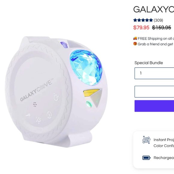 Galaxy Cove Other - Galaxy Cove Classic Projector
